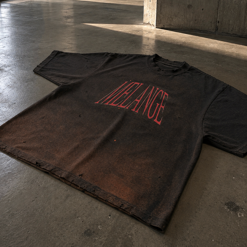 Melange Classic Tee | Black